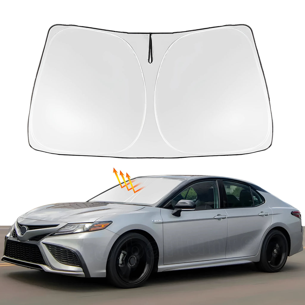 Silver car windshield sunshade cover for NOAH XOVY 90 series vehicles