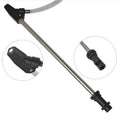 Ceramic sandblasting nozzle with stainless steel handle for Karcher pressure washers.