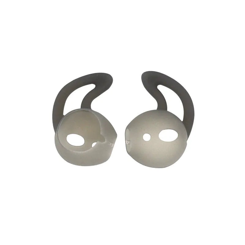 Single silicone ear cap for Apple AirPods in selected colour, showing dimensions and accurate opening.