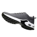 Korean fashion unisex couple running shoes with wedge heel in black, blue, and grey