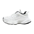 Women's breathable mesh white sneakers with flat heel, round toe, and lace-up closure