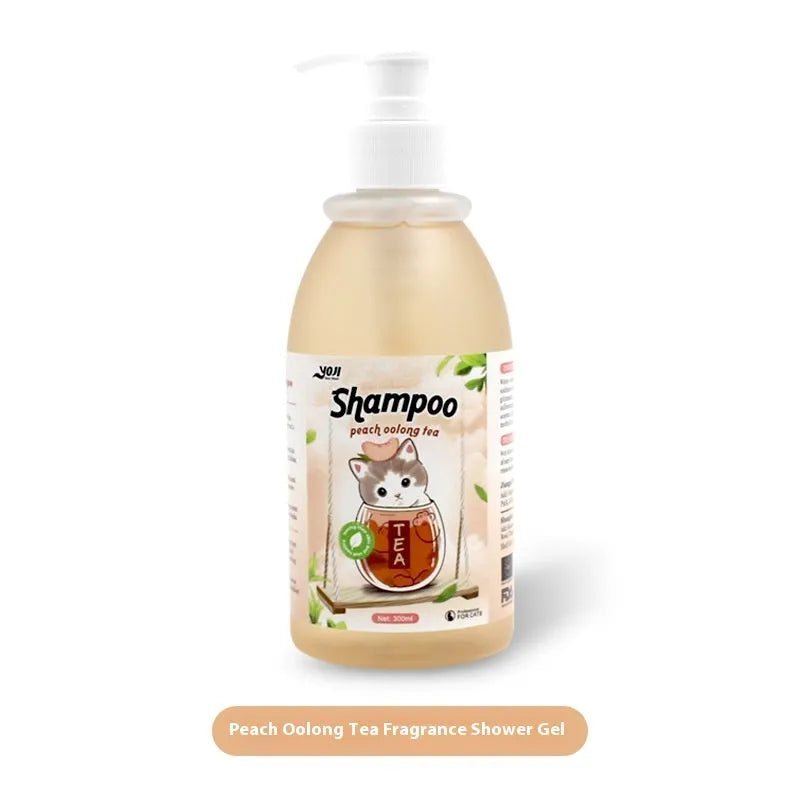 Cat universal bath lotion shampoo 280ml anti-mite body deodorisation bottle