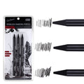 Set of wood-free graphite sketching pencils in grades HB, 2B, 4B, 6B, 8B, and EE.