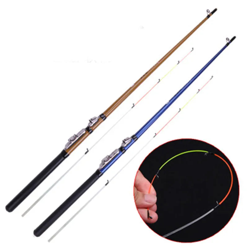 Blue FRP hard tuning raft fishing rod 1.3 metres and 1.5 metres sizes