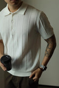 Men's loose fit solid colour basic t-shirt in black and white, pullover style