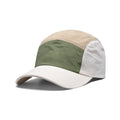 Men's quick-drying curved brim baseball cap in khaki, free size cotton polyester