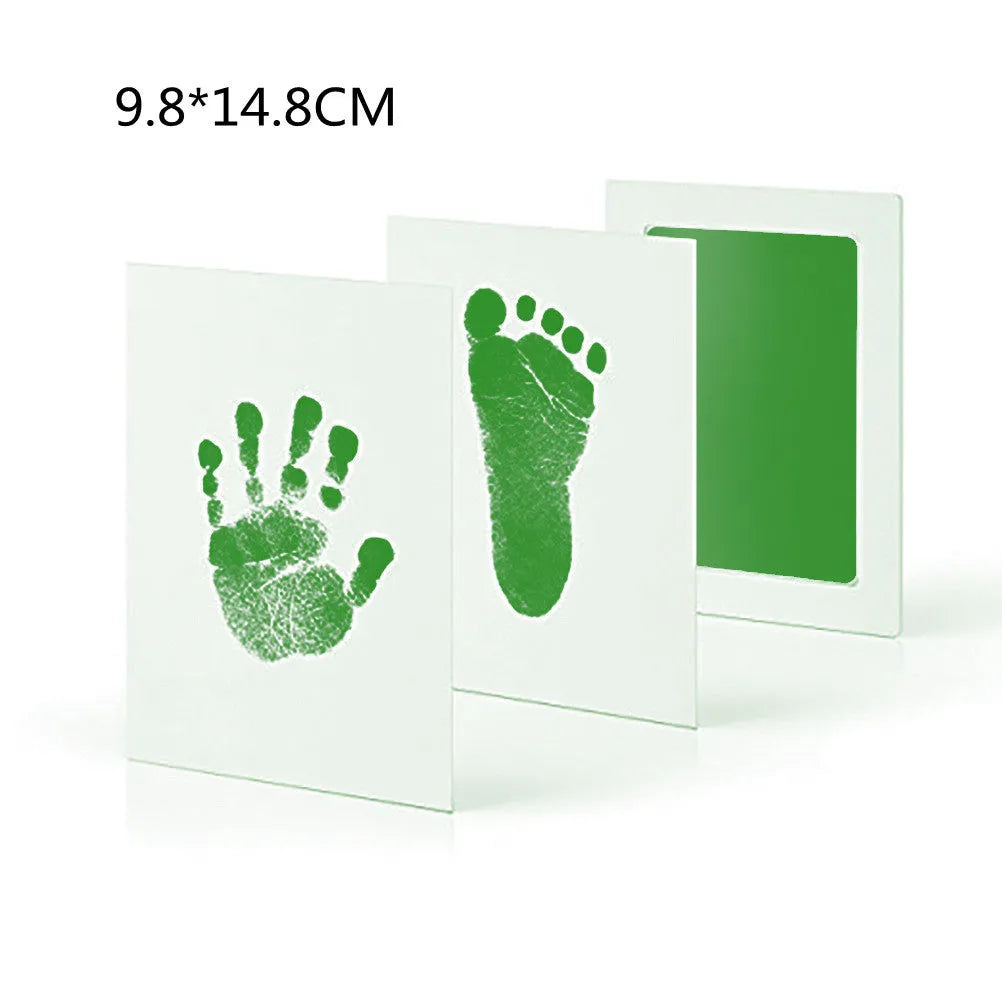 Baby hand and foot print disposable ink pad in multiple colours for keepsake crafting