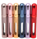 12ml aluminium portable perfume bottle with glass liner in choice of eight colours