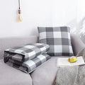 Set of two car cushion covers with Chinese style pattern, blue colour, 30x50cm size, hidden zipper closure