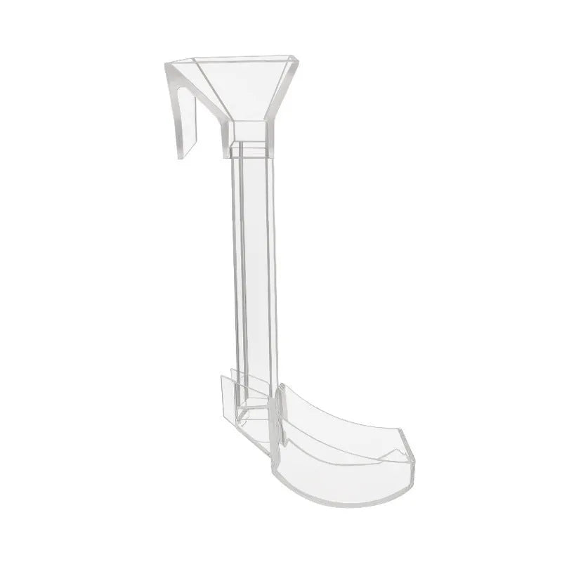 Aquarium feeding tube set with cleaning brush and feed spoon in three size options