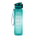 Frosted gradient sports bottle with TRITAN material in blue-red colour option