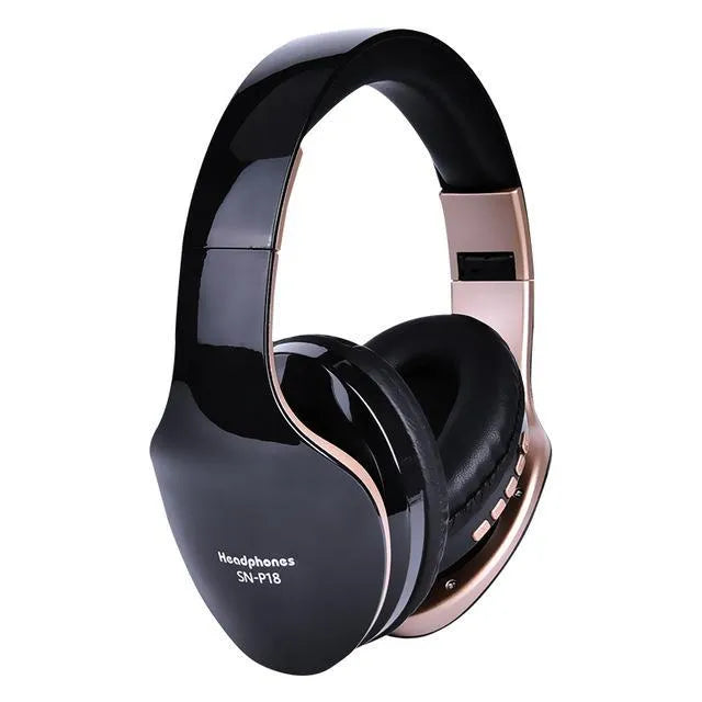 HobbyLane Bluetooth wireless headset in black, red, or white colour with over-ear cups