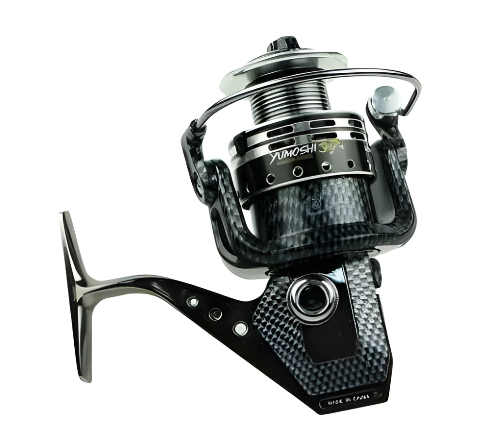 Full metal fishing spinning reel with aluminium alloy wire cup and metal rocker arm, 13+1 bearings