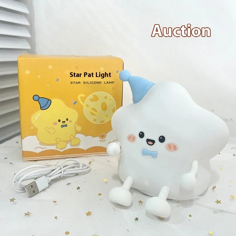Cute Timing XINGX Pat Night Light 2W remote control battery powered cartoon geometric stereo lamp