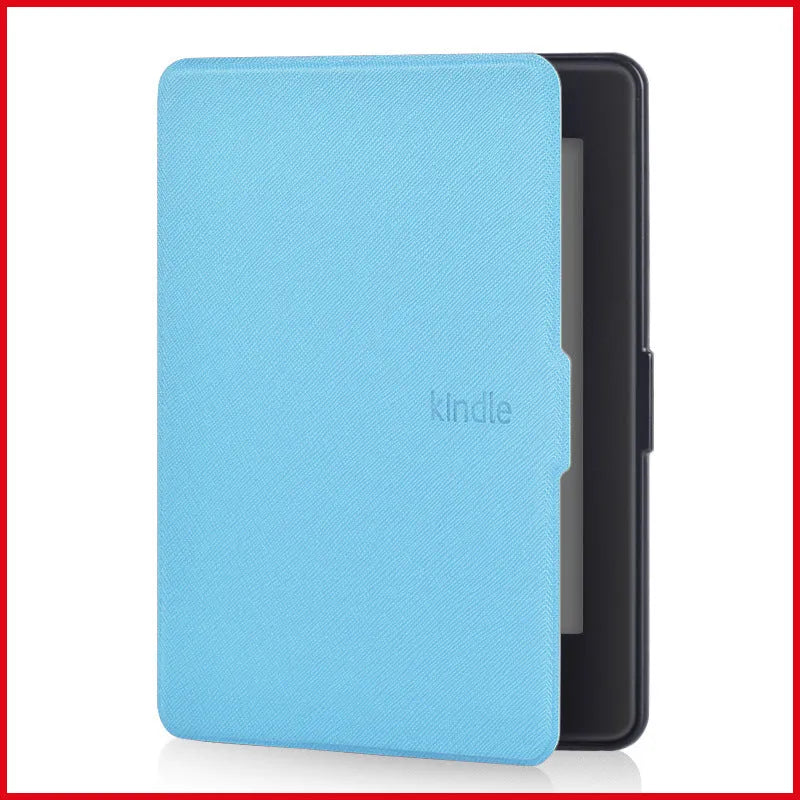Kindle Paperwhite microfiber leather case in black, book-style cover, 170mm x 120mm x 10mm