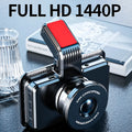 3-inch HD car DVR dashboard camera with double lens front and back recording capability