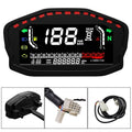 Black universal color screen LCD odometer for 12V motorcycle instrument modification
