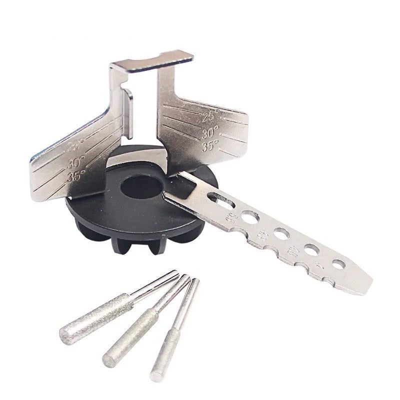 Silver metal electric chain grinding machine for sharpening band saw blades