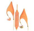 Cartoon elf ear headphones with microphone and 3.5mm cable in fantasy design
