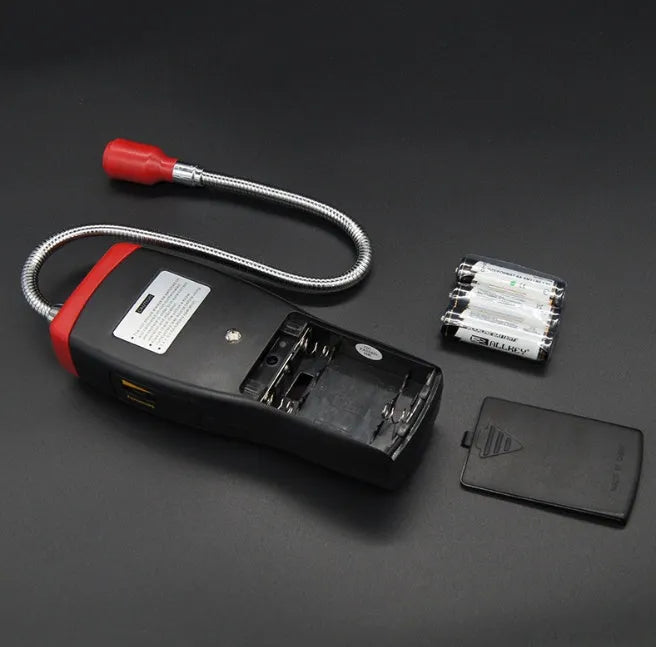 AS8800L portable flammable gas detector with LED lights and compact design for methane and natural gas detection
