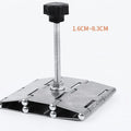 All-metal hinge type tile top height device for paving tile leveling
