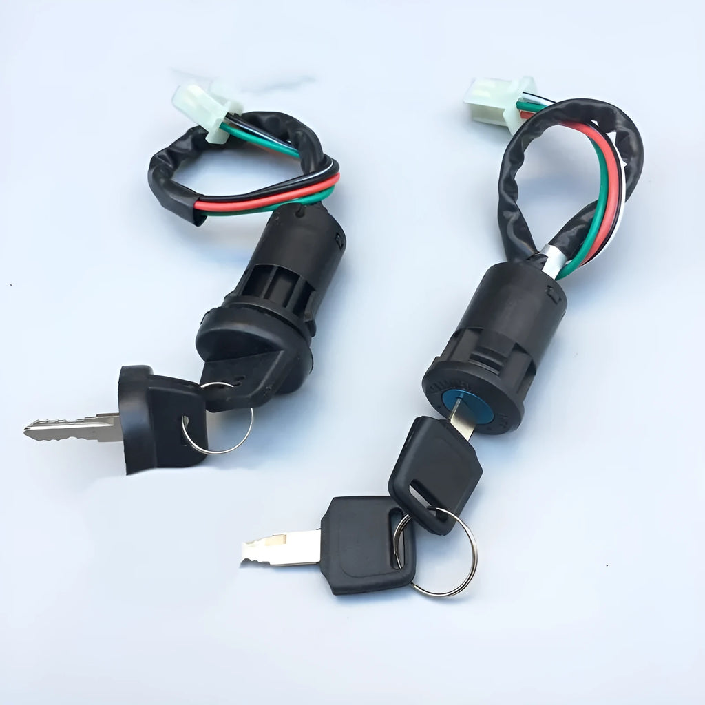 Waterproof plastic electric door lock for car ignition and vehicle security systems.