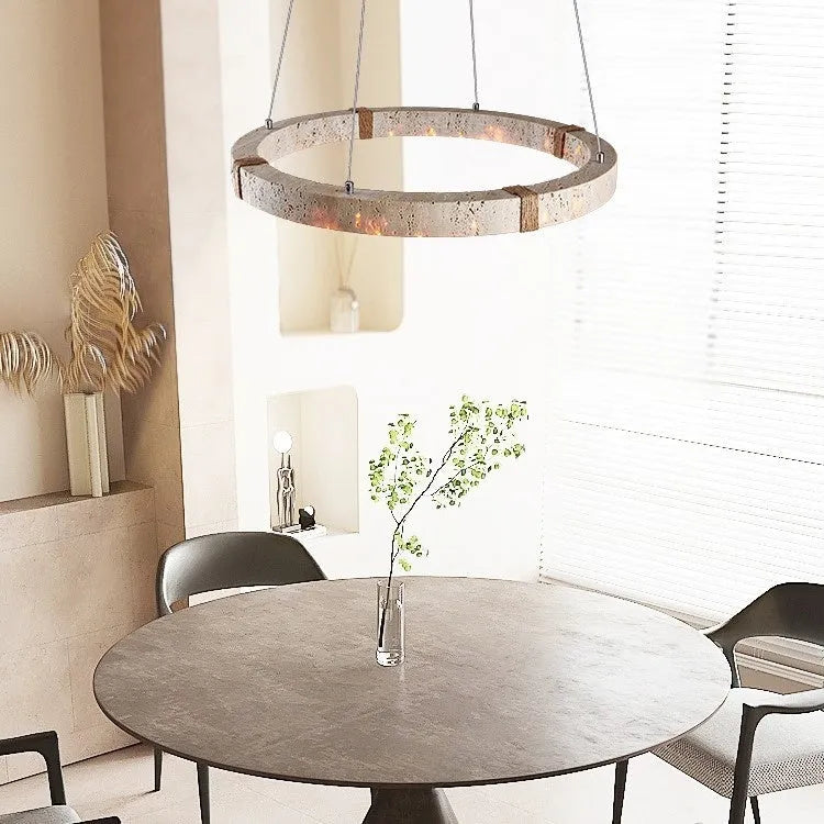 Retro mid-ancient silent wind chandelier ceiling light with three sizes up to 60cm diameter for home use