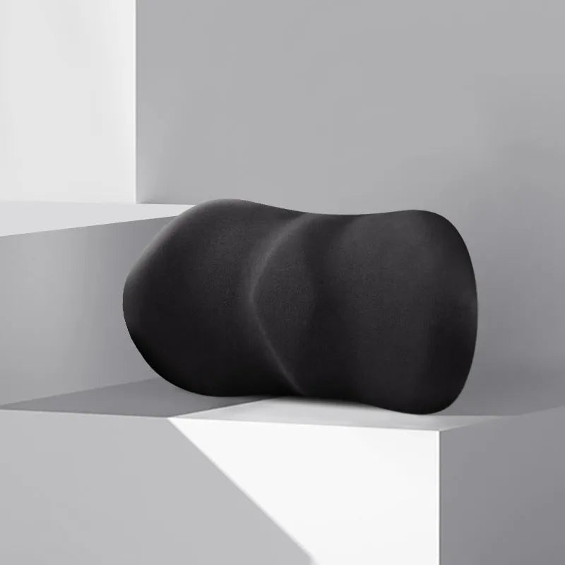 Car seat headrest and lumbar support pillows in multiple colour options