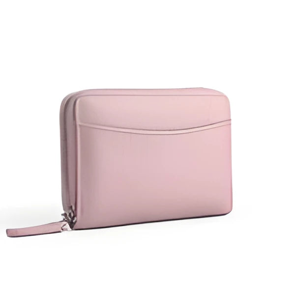 Genuine leather coin purse with zip closure in multiple colour options