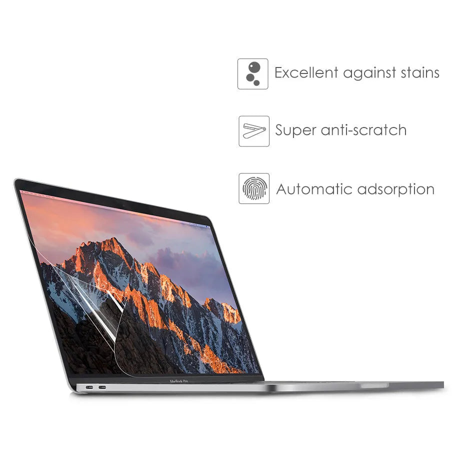 Lansheng matte screen protector film for 13-inch Apple MacBook Pro laptop.