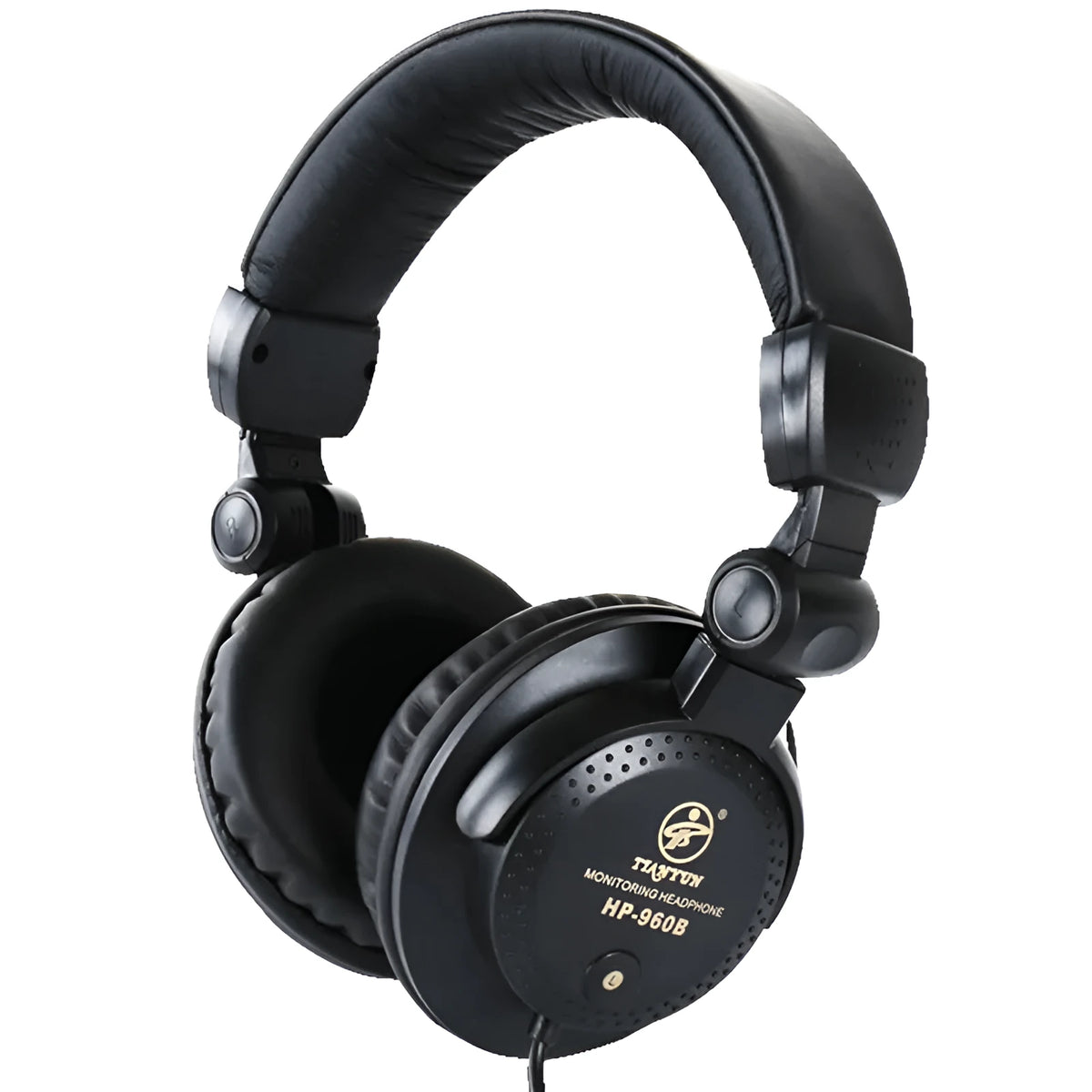 Tianyun HP-960B black electronic piano monitor headset with 3.5mm plug and long cable