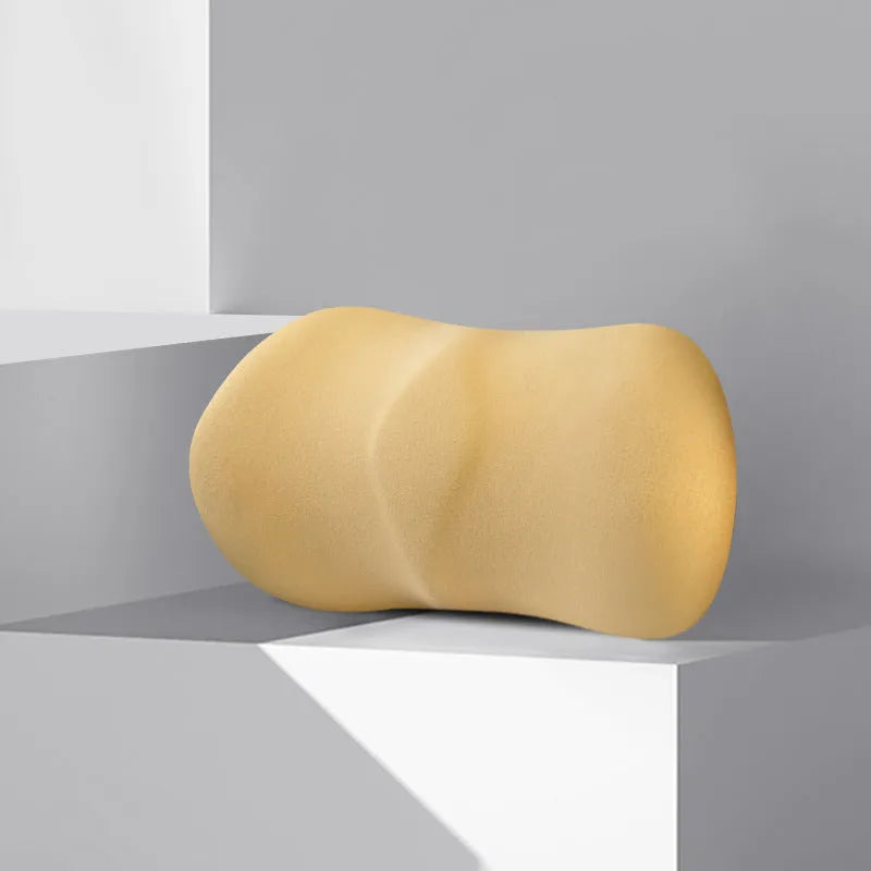 Car seat headrest and lumbar support pillows in multiple colour options