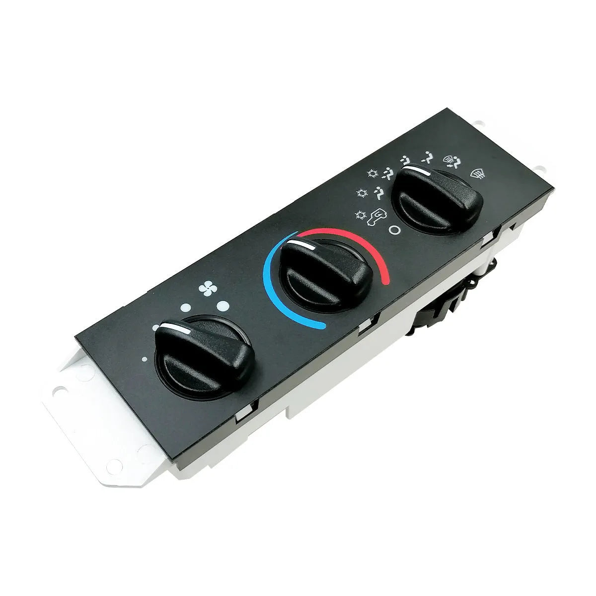 Black automotive air conditioning control panel for Jeep Wrangler 2005-2006 replacement part