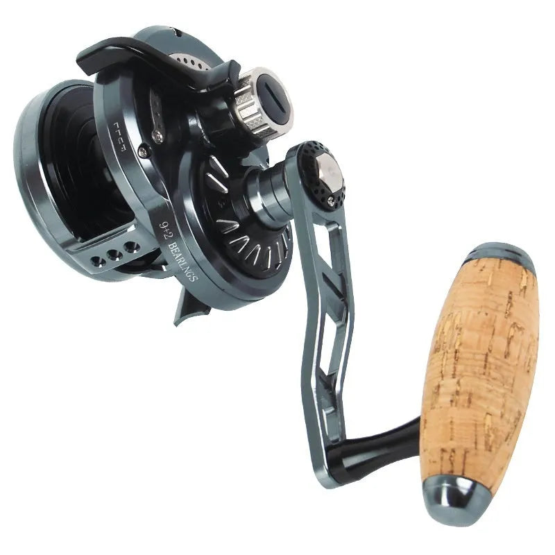 Portable fishing line wrapping thread device with cable winder colour finish