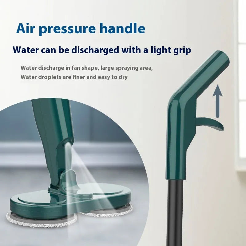 Wireless handheld sweeping and mopping all-in-one machine in S5 White or S5 Green colours