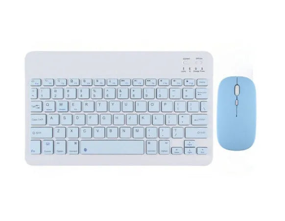 Girls Bluetooth tablet keyboard in colourful ABS design with wireless connectivity for office and home use.
