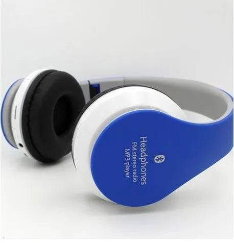 Wireless Bluetooth retractable gaming headset in black with mini USB charging port