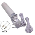 4G LTE router antenna with 12dBi gain, dual-band 698-960MHz and 1710-2700MHz, available with SMA CRC9 TS9 connectors