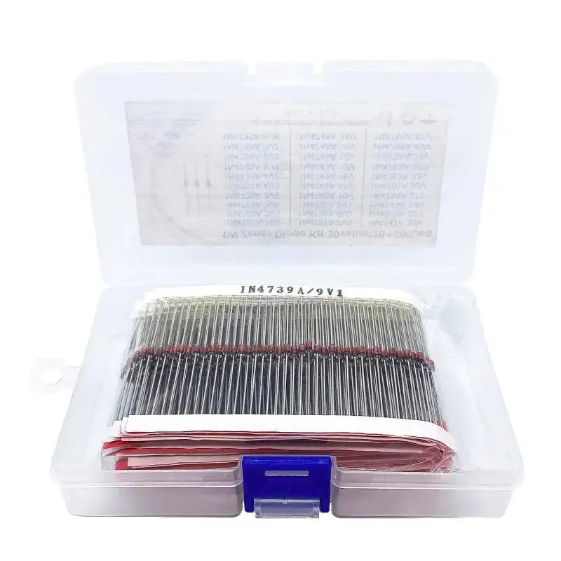 Boxed 1W power rated 50V Zener diode electronic component.