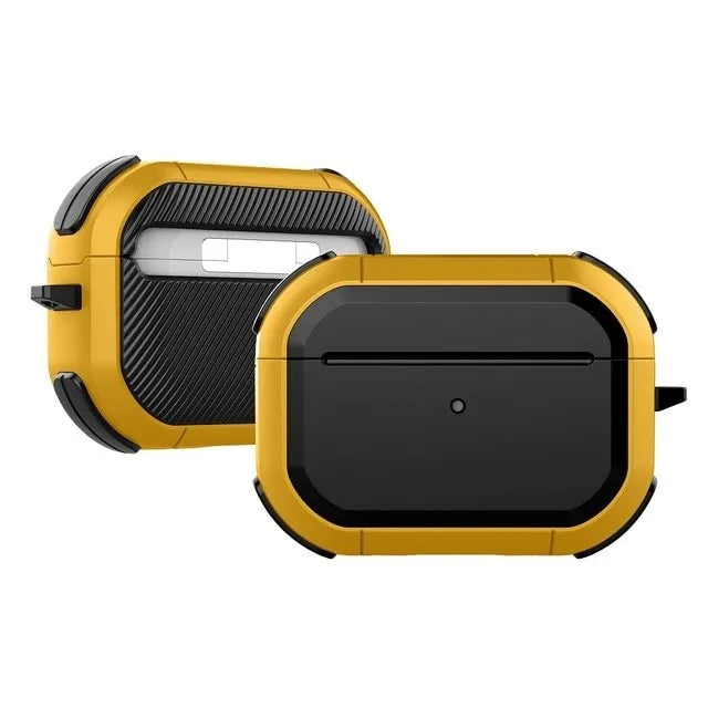 AirPods 1, 2 and Pro protective shell case in multiple colours showing TPU and PC construction
