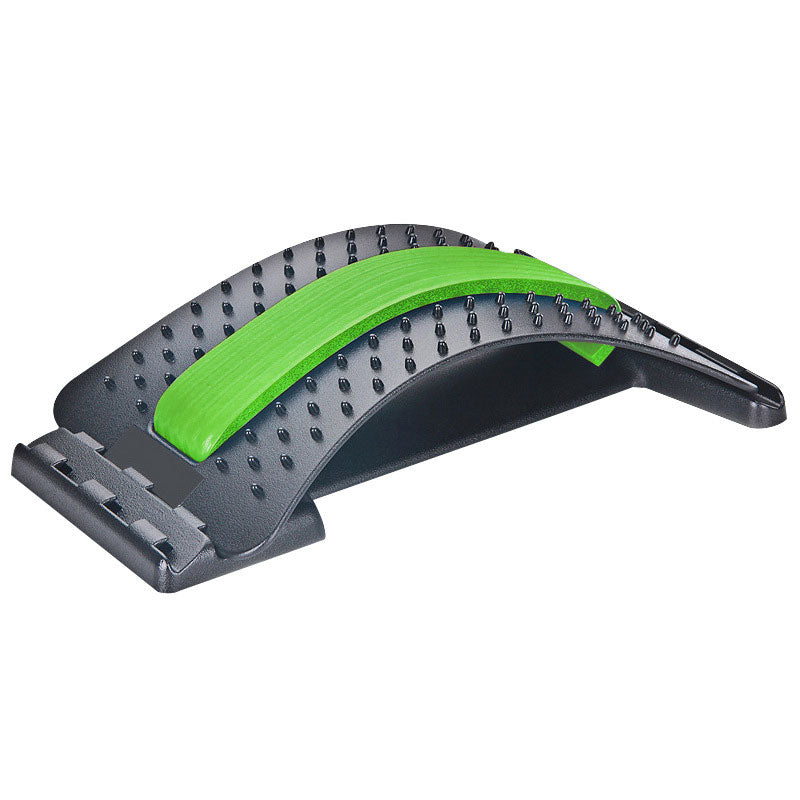 Adjustable Acupressure Back Massager - Multi-Level Lumbar Stretcher & Health Appliance for Muscle Relief & Spine Support