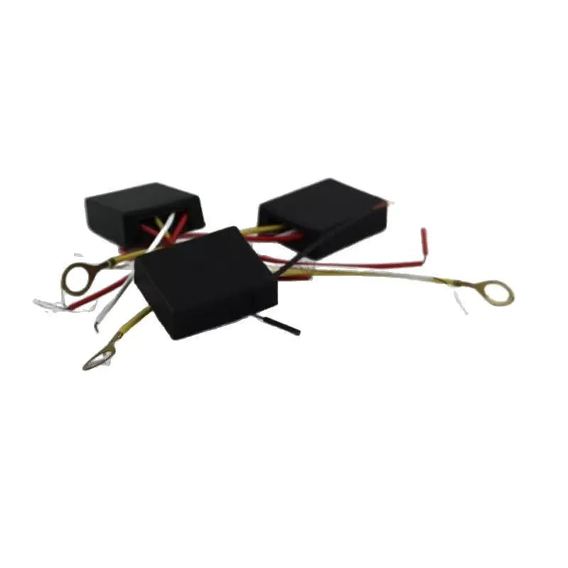 Black glass and metal fragrance lamp sensor accessory with geometric shape and three-gear touch control