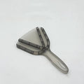 Adjustable telescopic plastic bottle opener with non-slip grip in red, clear, and grey colours.
