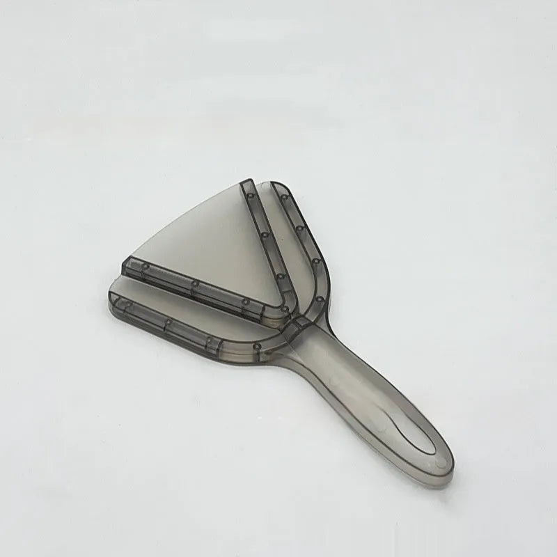 Adjustable telescopic plastic bottle opener with non-slip grip in red, clear, and grey colours.