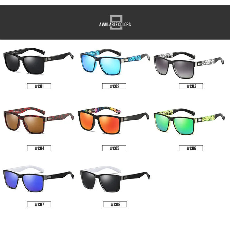 Orange polarized sports sunglasses with UV400 protection and resin lenses for square faces