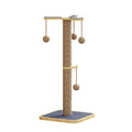 Scratch-resistant cat climbing frame with hanging ball, pine and multi-layer board