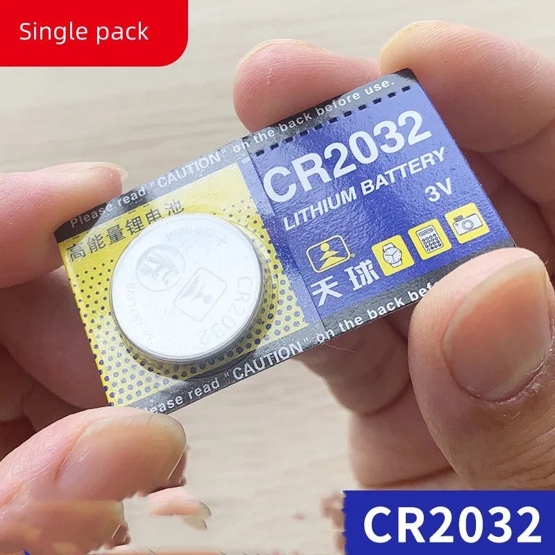 CR2032 3V lithium motherboard battery for notebook and desktop CMOS replacement, pack of 1 2 5 or 10 cells