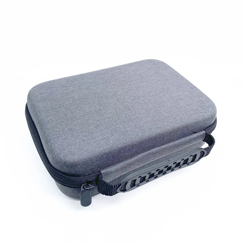 Gray cloth storage bag for intelligent mobile PTZ stabilizer and accessories with thermal transfer finish