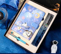 Galaxy dream colouring notebook with astronaut theme and wireless binding