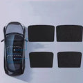 Ice crystal curtain car sun visor with silver tape thermal insulation for general vehicle models